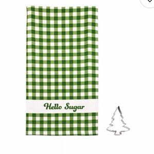 Draper James Tea Towel in Eden Plaid NWOT